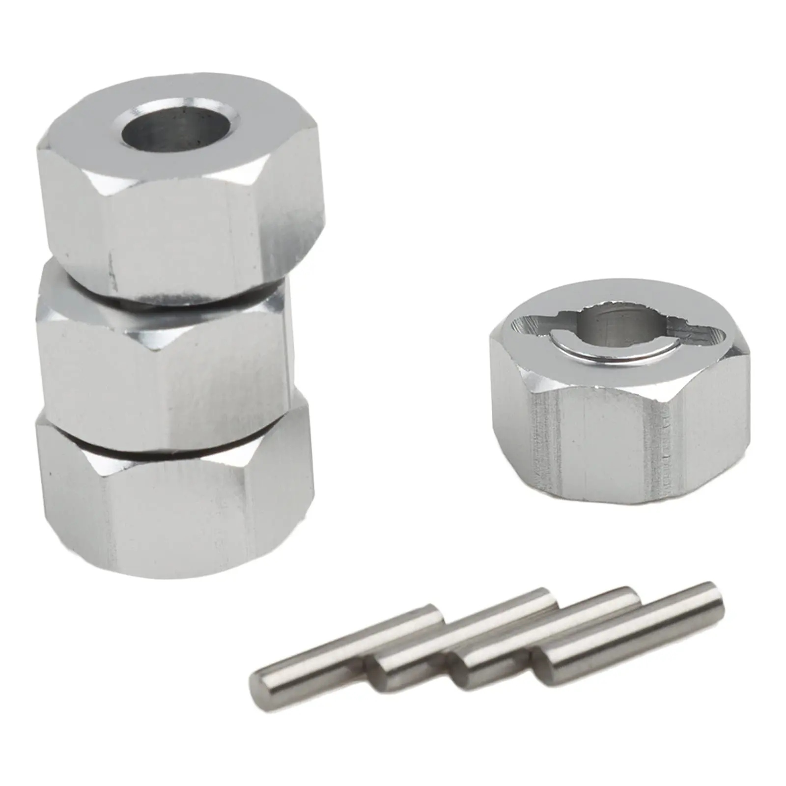 1/10 RC Car 12mm Wheel Drive Hex Hubs With Pin Screws For 1:10 Buggy Truck Car Upgrade Parts Slash 2WD HSP 102042 122042