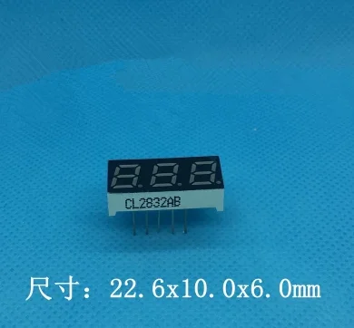 10PCS New and original 3 Bit 0.28 inch Digital Tube LED Display Blue  Light 7 Segment Common Cathode/Anode