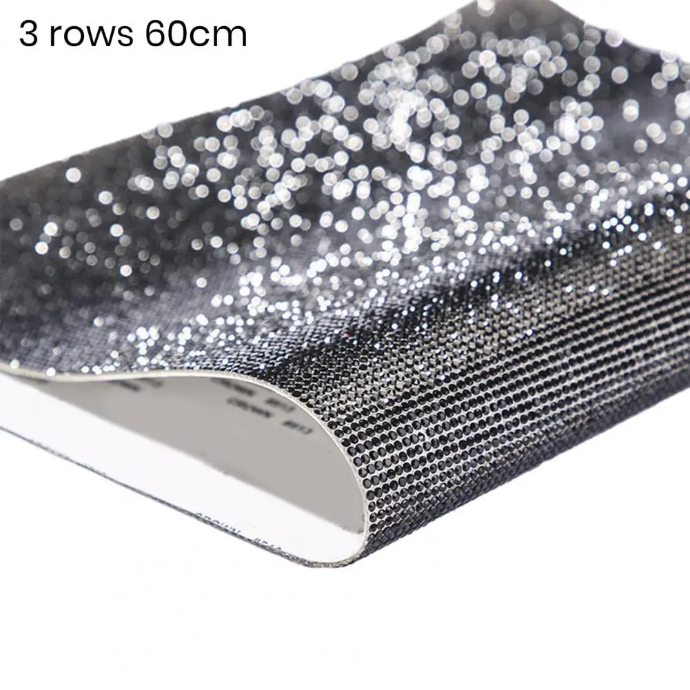 Great Stickiness Rhinestone Tape Sparkling Self-adhesive Rhinestone Tape Diy Crafts Gift Wrapping Party Decoration Supplies