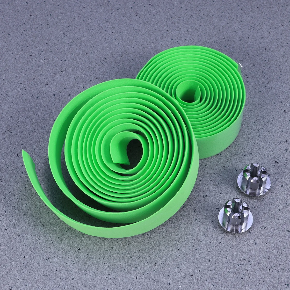 

Anti-Slip Handlebar Tape Wrap Cork Bar Ribbon For Road Mountain Bike Lightweight Non-Slip Grip End Plugs Included Green