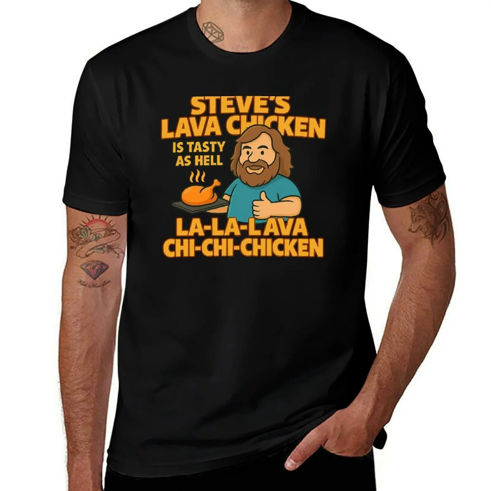 

Steve's Lava Chicken T-Shirt summer clothes Blouse affliction shirts luxury clothes men