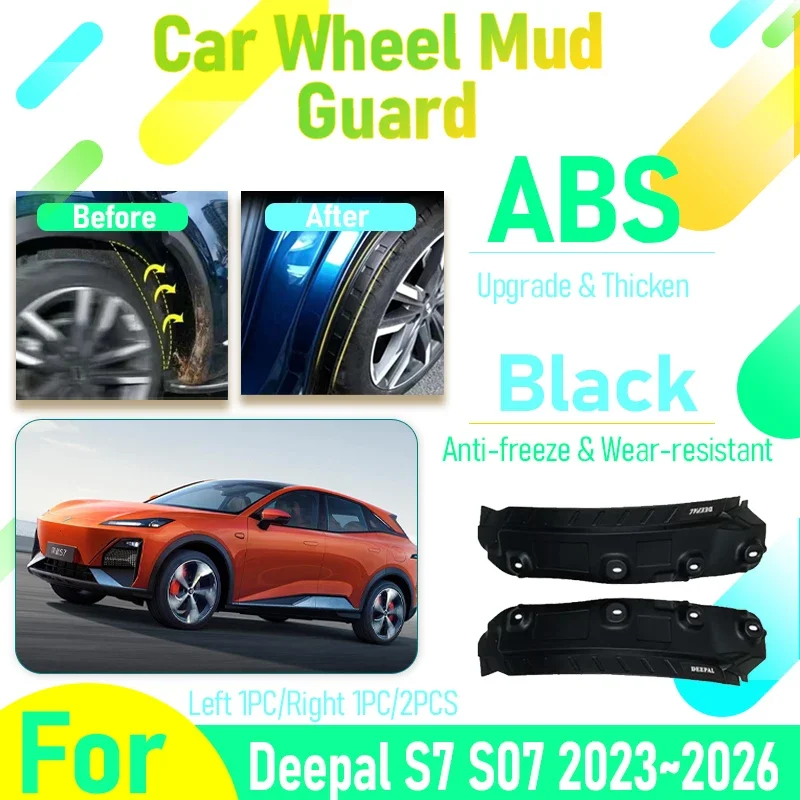 

Car Mudguards For Changan Deepal S7 S07 202 2024 2025 2026 ABS Mud Guards Fenders Flare Mudflaps Exterior Parts Auto Accessories