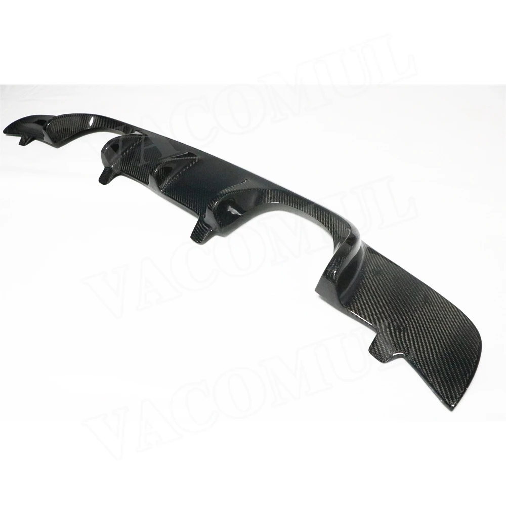 VACOMUL Carbon Fiber For BMW 3 Series E90 M3 2005-2011 Rear Bumper Lip Diffuser Hugger Cover Plate Guard Car Accessories - view 2
