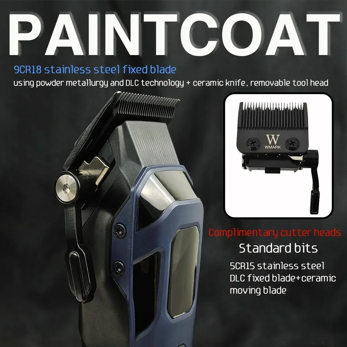 Профессиональная машинка для стрижки волос WMARK NG-8080 BL1T FK701, триммер 9000PRM, 7800 об/мин, 7000 об/мин, лезвие DLC со светодиодным дисплеем, бритва для мужчин, машинная основа
