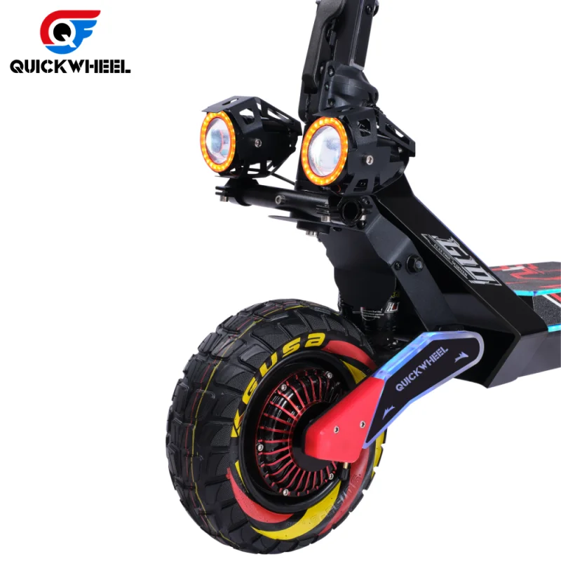 Eu Warehouse Original Kick Scooters 19Ah Battery Removable 10 Inch 3200W Dual Motor 60Km 70km/h Q7 Pro Foldable Electric Scooter