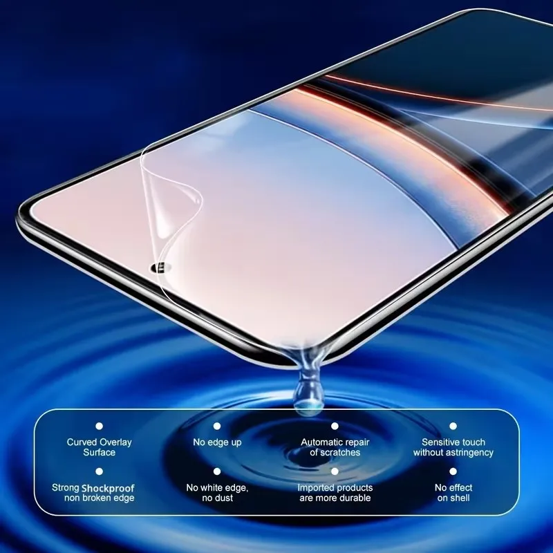 3 Stück HD-Hydrogelfolie für Xiaomi Redmi A1 A2 Plus A3 A7 Pro A5 kratzfester Displayschutz – Detail 3