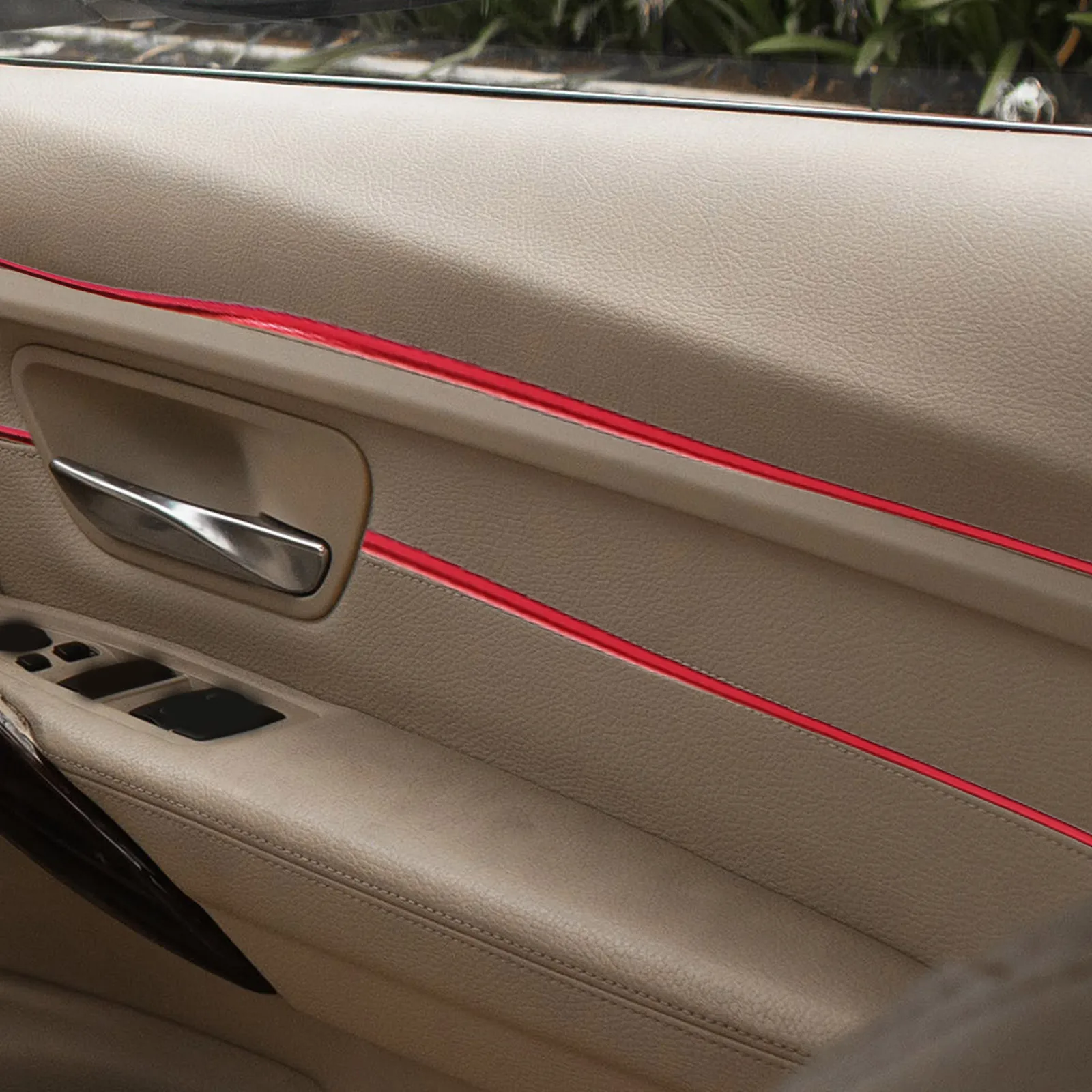

Car Door Central Control Decorative Strip Panel PVC Center Console Dashboard Trim
