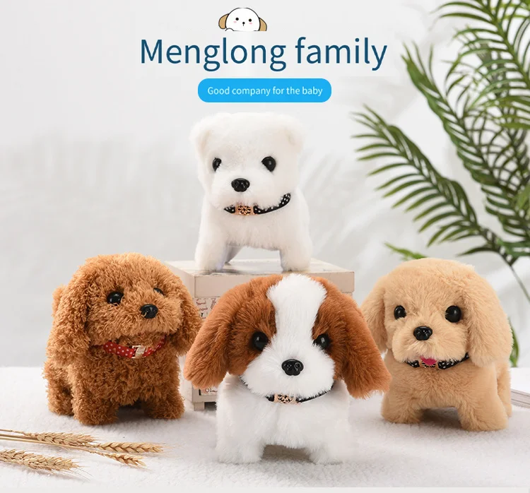 Cute Children's Toy Dogs Can Walk and Call Simulation Electric Plush Puppies Cute Boys and Girls Gifts