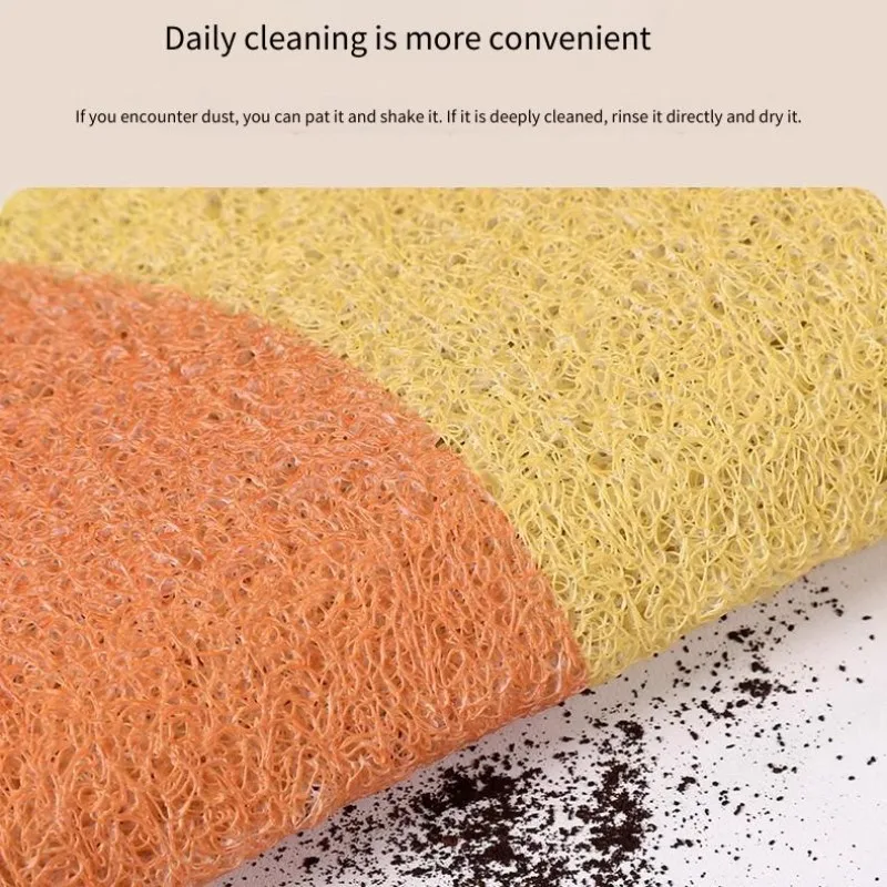 แผ่นรองพื้นห้องน้ำแบบวงกลม ทำจากผ้าไหม สามารถตัดได้ ป้องกันการลื่น สำหรับห้องอาบน้ำ ห้องน้ำ ห้องส้วม ป้องกันการล้ม ป้องกันสิ่งสกปรก