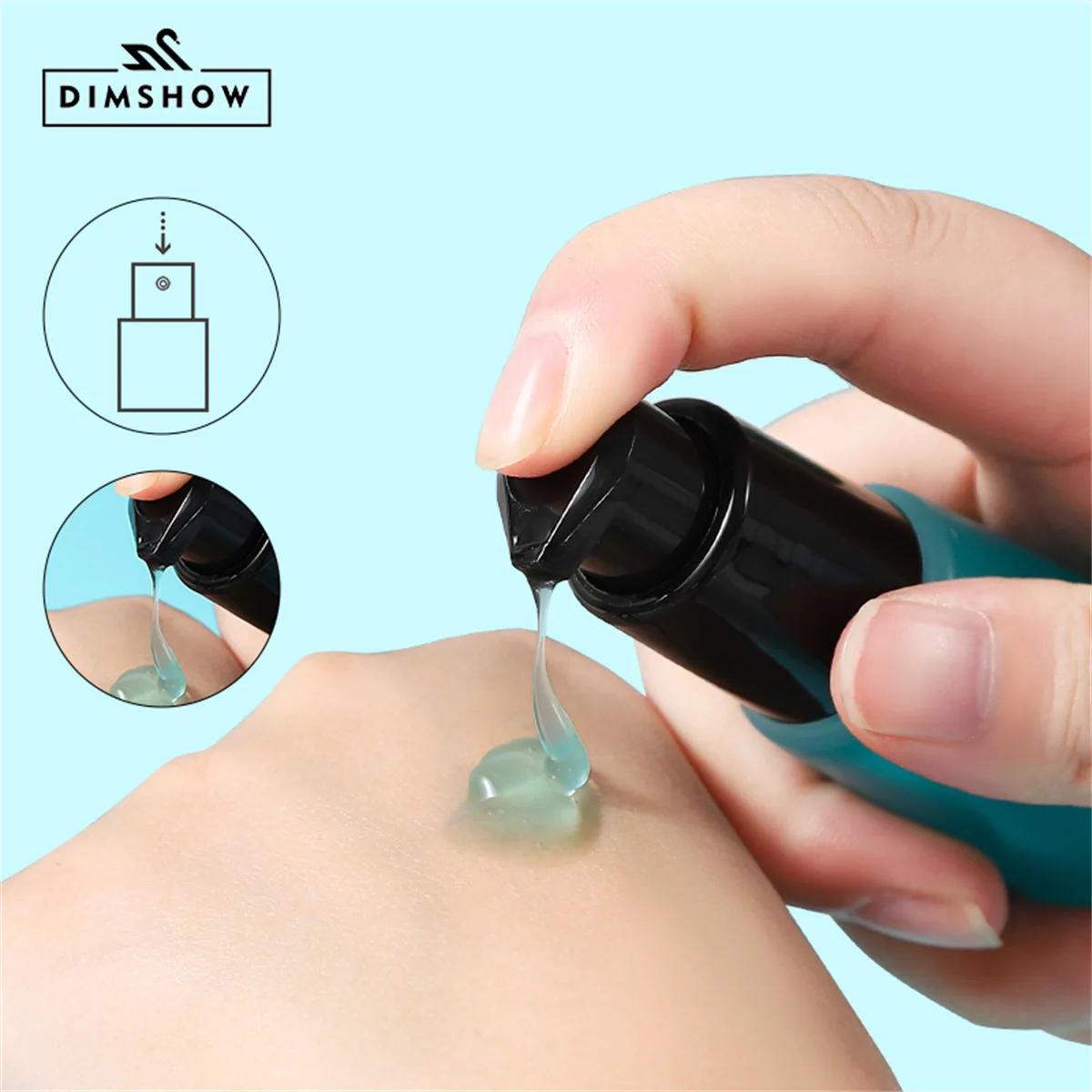 DIMSHOW-Gel de premaquillaje hidratante con nicotina, Base de maquillaje Invisible para poros, hidratante suave, no irritante