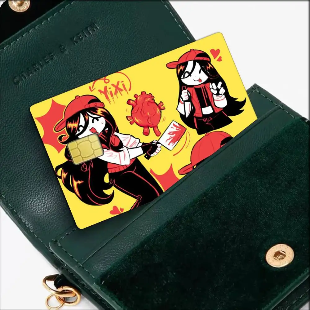 Butcher Vanity Keychain Yi xi Waterproof Film Skin Cover Credit Card Stickers Debit Front Bank Bus Pass