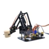 Keyestudio STEM 4DOF Kit de bras de Robot Kit de griffe de bras mécanique contrôle PS2 pour Kit de bras de Robot Arduino bricolage Robot de programmation 4