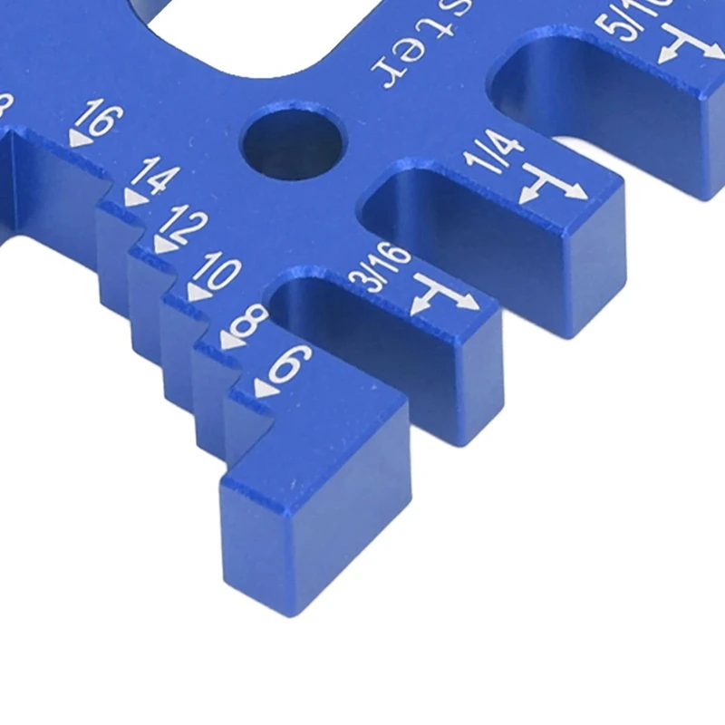 High Accuracy Calipers Aluminum Alloy Scale Measuring Tool Woodworking Saw Table Machine For Router And Table Saw -B