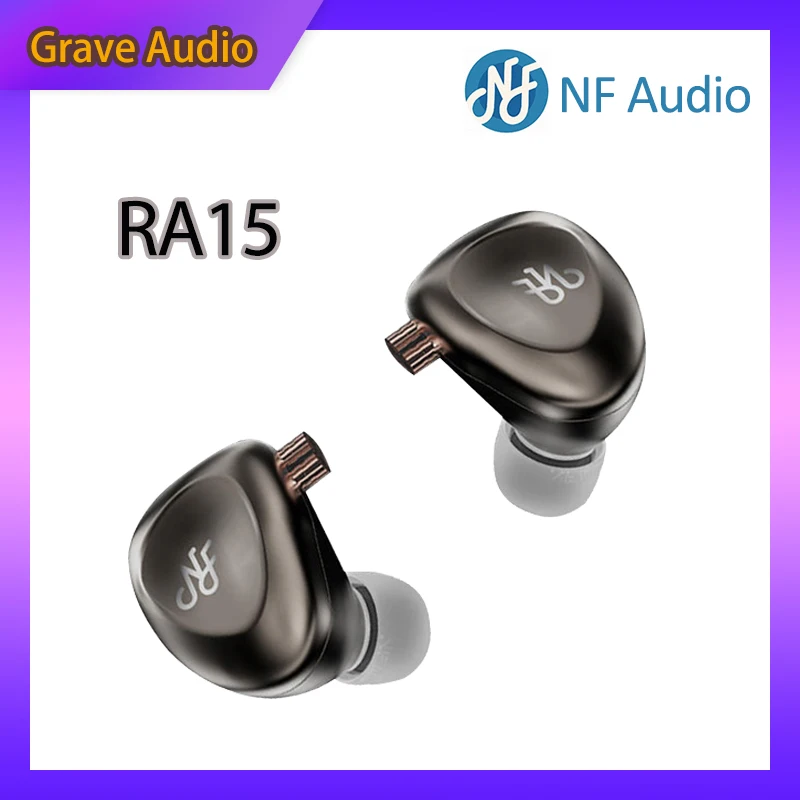 

NF AUDIO RA15 Monitor Earbuds 100mm Dynamic Driver In-Ear Earphones Sport Headphones IEMS with Replaceable Sound Outlets