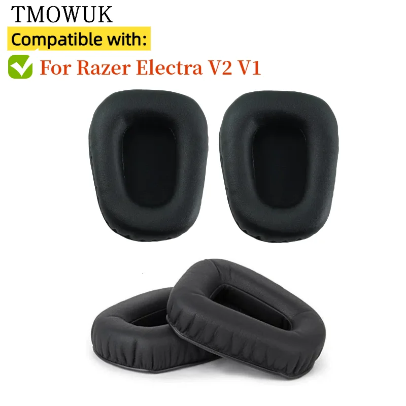 

Replacement Earpads for Razer Electra V2 V1 Earmuffs Ultra-soft Sponge Cushion Cover Headphone