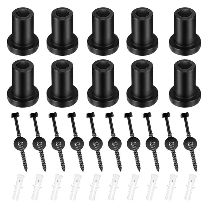 

10peeces Splting Barn Door Adnugware Spacers включает в себя настенные якоря, загрязняющие болты для устойчивости соединения.