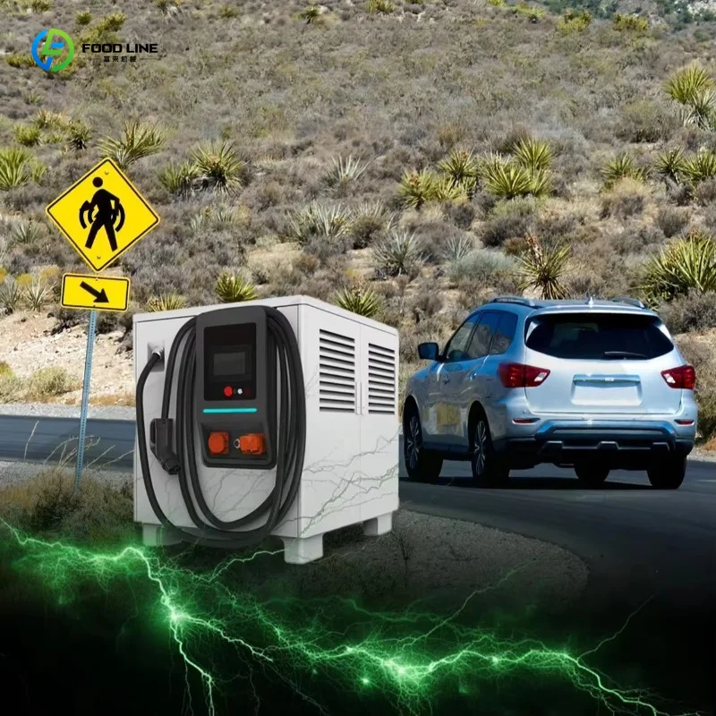 Customized New Mobile EV Charging Device 60kW Fast Charging Station 65kWh External Battery 220V IP54 Waterproof Dustproof