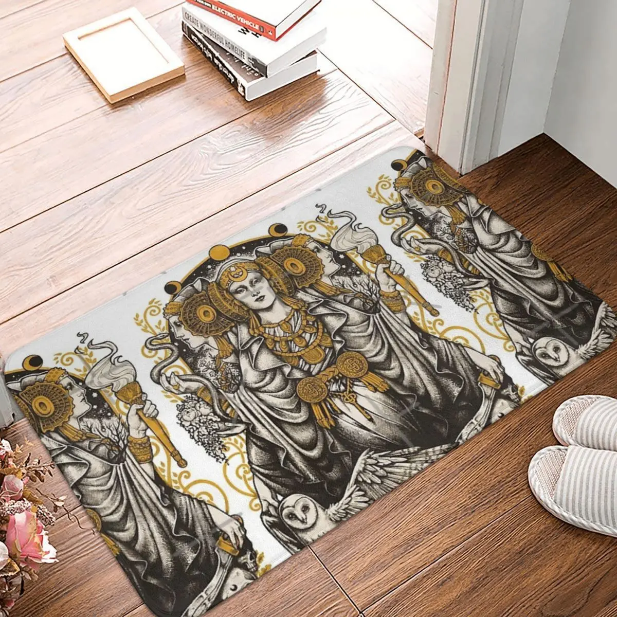 IBERIAN HECATE Facecloth Non-Slip Floor Mat BathroomThick And Comfortable, Durable Foot Mats