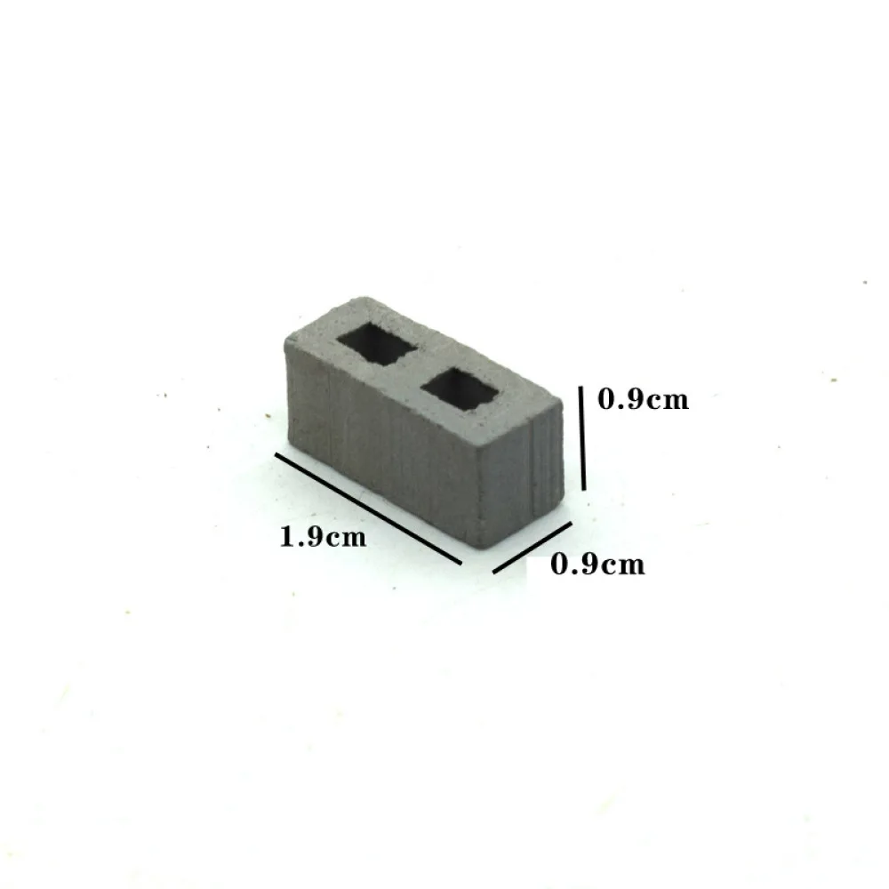 Mini Architecture Building Kits Clay Bricks Tiles For DIY Miniature Landscape Projects Sand Table Realistic Craft Decor