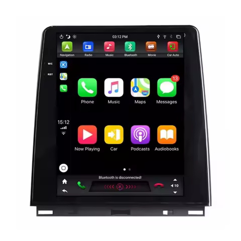 For RENAULT CLIO 5 2019 2020 2021 Tesla Android PX6 4+64GB Voice Control Built-in Carplay Car Radio GPS Navigation 4G Wifi