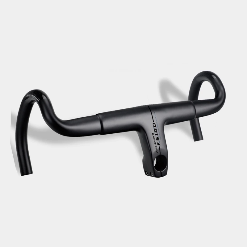 T1000 manillar bicicletas ruta drop bar black matte roadbike handel bar cycle road bike carbon 28.6/31.8 bicycle stem handlebar