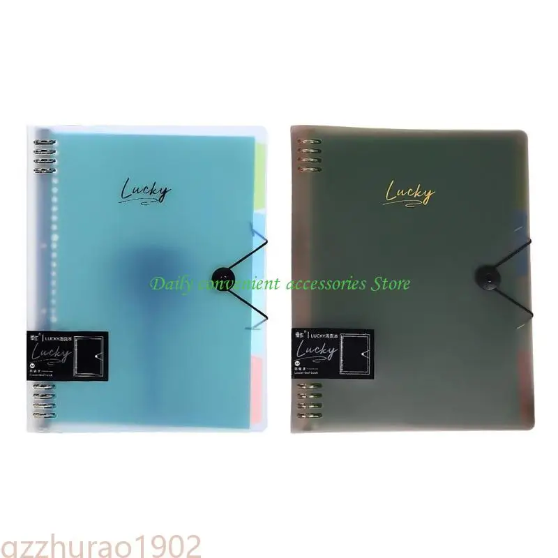 

97QB 8 Rings Binder Document Organizers Presentation Display Folder for Office