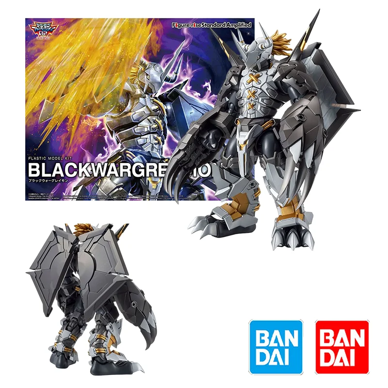 

Bandai Digimon Adventure BLACKWargreymon Anime Figure Model Kit Anime Fighter Assembly Model Anime Action Figure Toy Gift