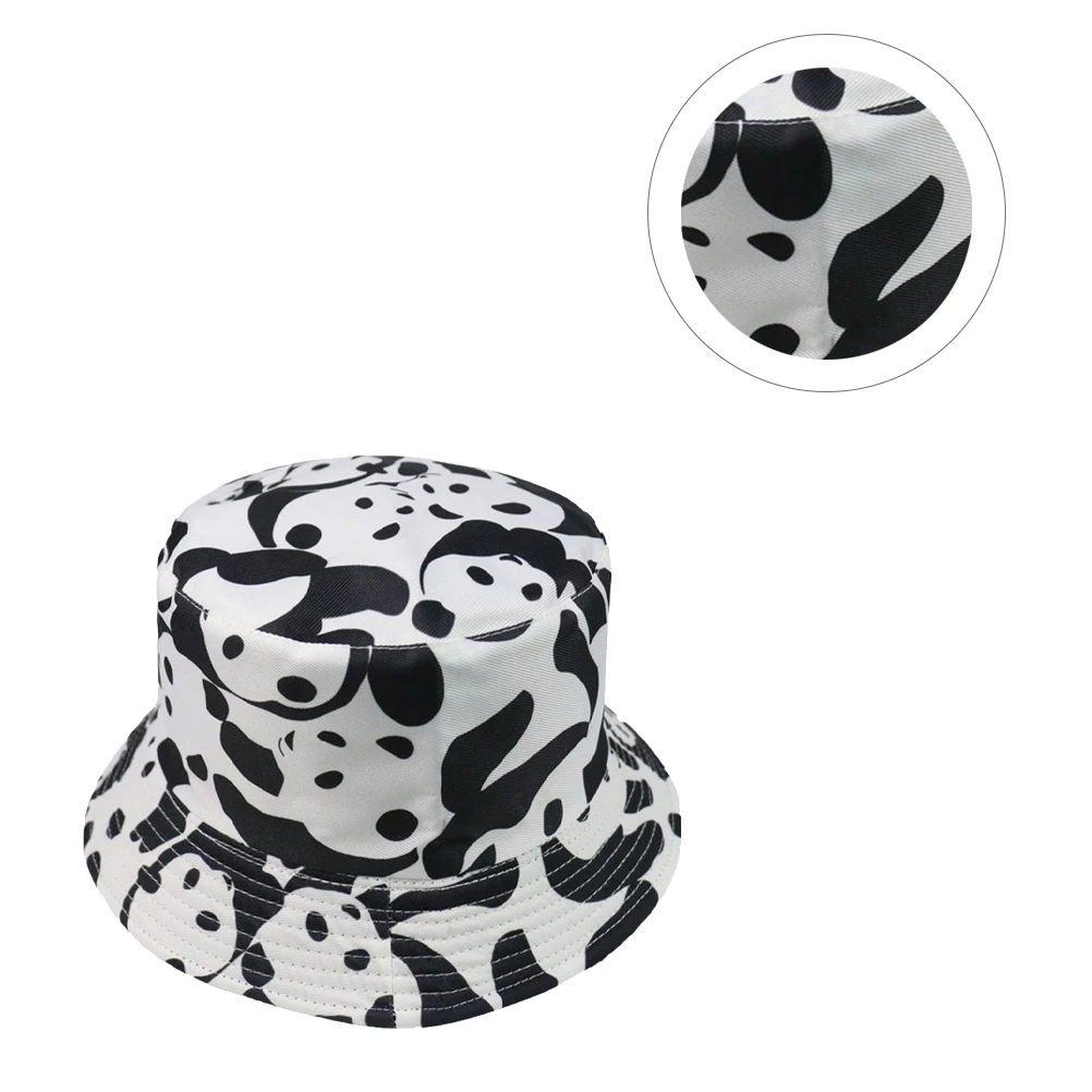 

Fisherman Hat Unisex Summer Wide Brim Adults Cartoon Animal Print Sun Protection Outdoor Beach Vacation Daily Wear Hats