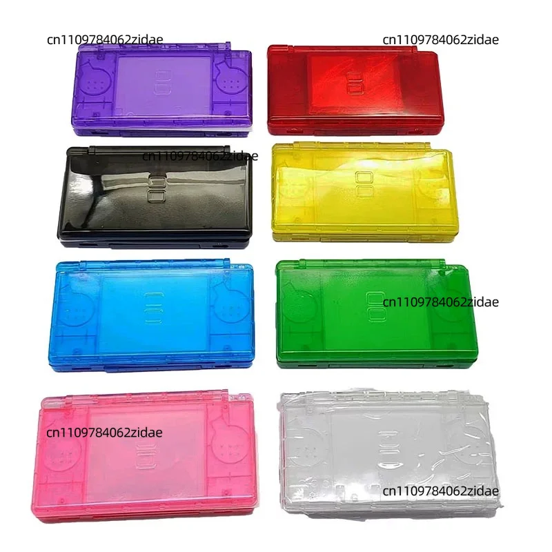 for New Transparent Replacement Housing Shell With Full Buttons Kit For Nintendo DS Lite NDSL Console Repair Parts
