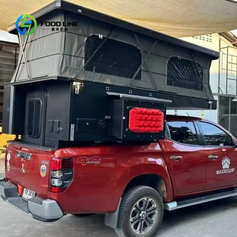 Customized Pop Up Truck Camper With Aluminum Frame And Side Awning For Family Camping Bulk Purchase Lower Cost For Dealers