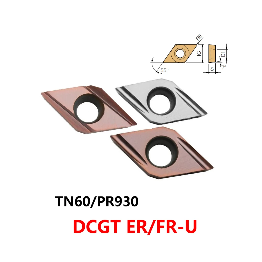 

Carbide Insert DCGT070202 DCGT070204 DCGT11T302 DCGT11T304 ER-U EL-U FR-U FL-U Original DCGT 070204 11T304 CNC Lathe Cutter Tool