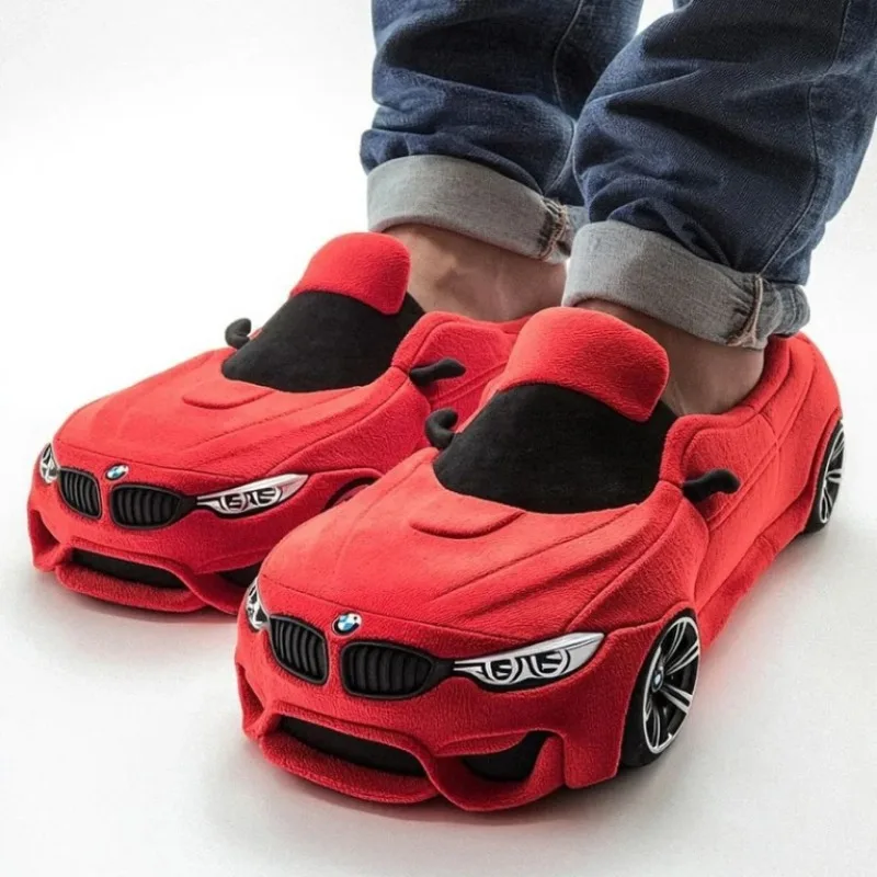 Porsche Plush Slippers, BMW Racing Family Slippers, Racing Plush Slippers Toys