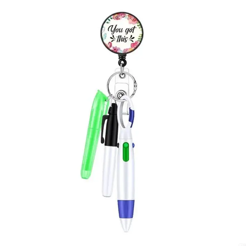  Versatile Nurse Pen Set with Secure Retractable Mechanism Quick Access Nursing Pen for Hospital and Student Hospital Use