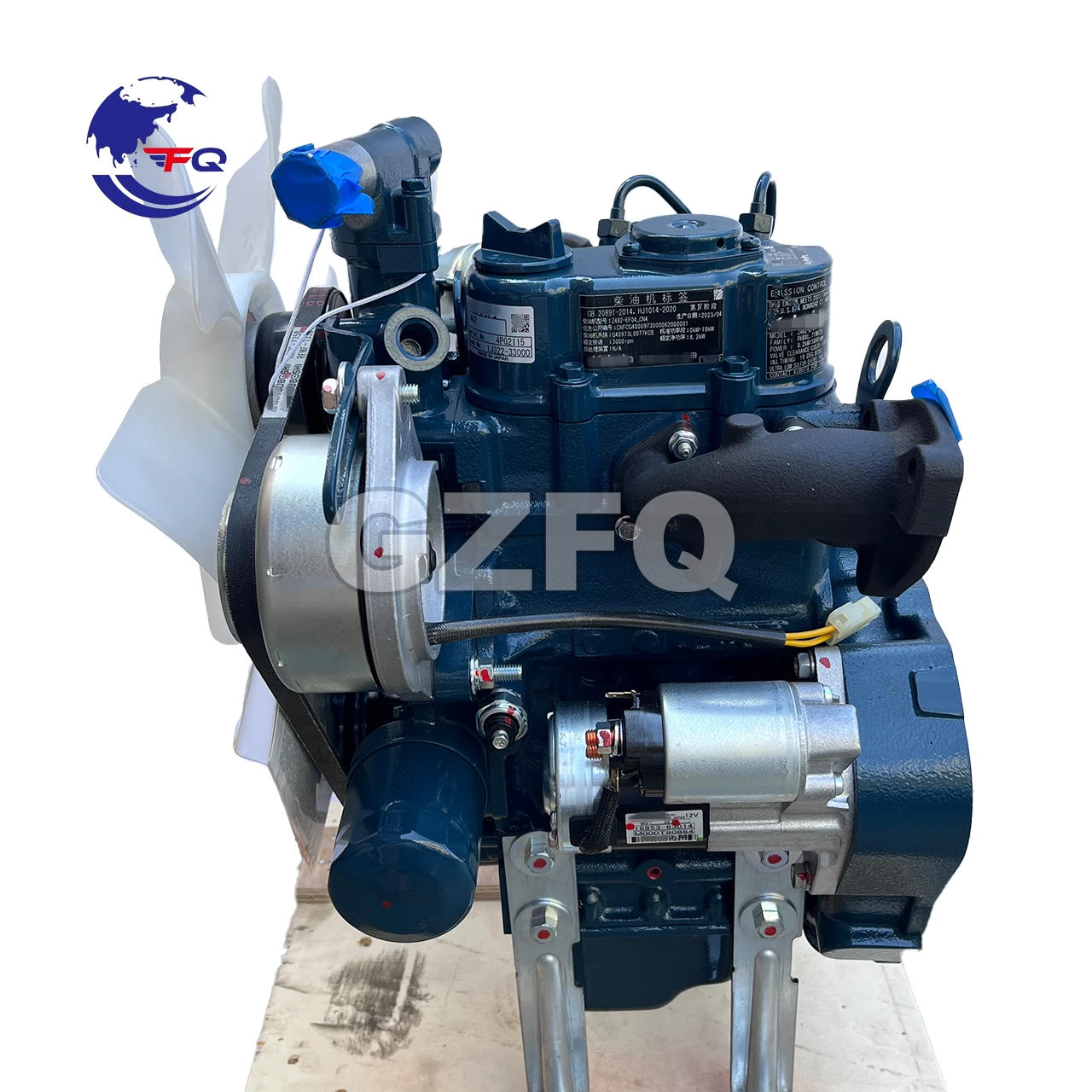 2 Cylinder Engine 8KW Z482 V2403 V3800-T D722 D902 D1105 V3600-T V3307-T Engine Assembly for Kubota Excavator Lawnmower