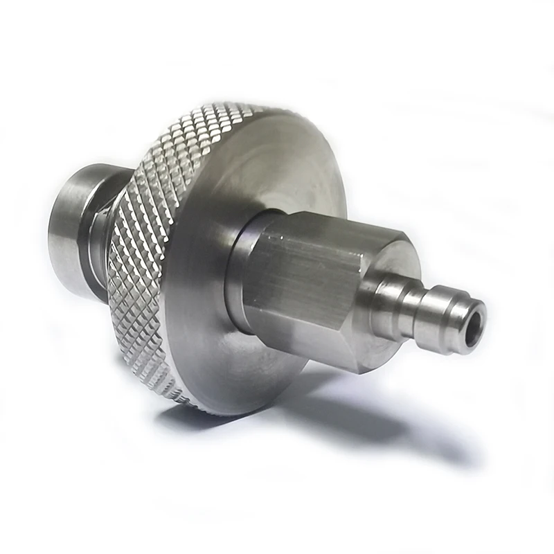 Адаптер заправочного клапана HPA G5/8 Din с быстроразъемной вилкой 8 мм из нержавеющей стали
