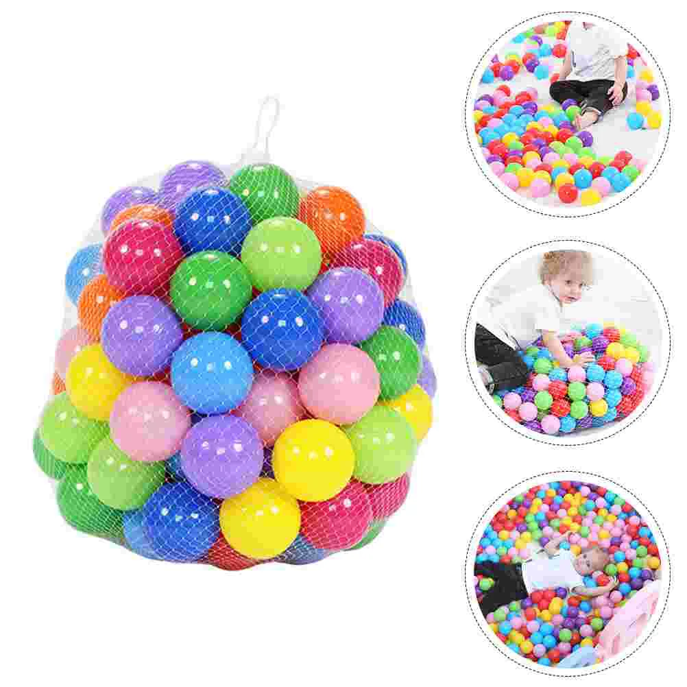 

50 Pcs Marine Toys Children's Ocean Ball Colored Environmental Protection Pe Toddler