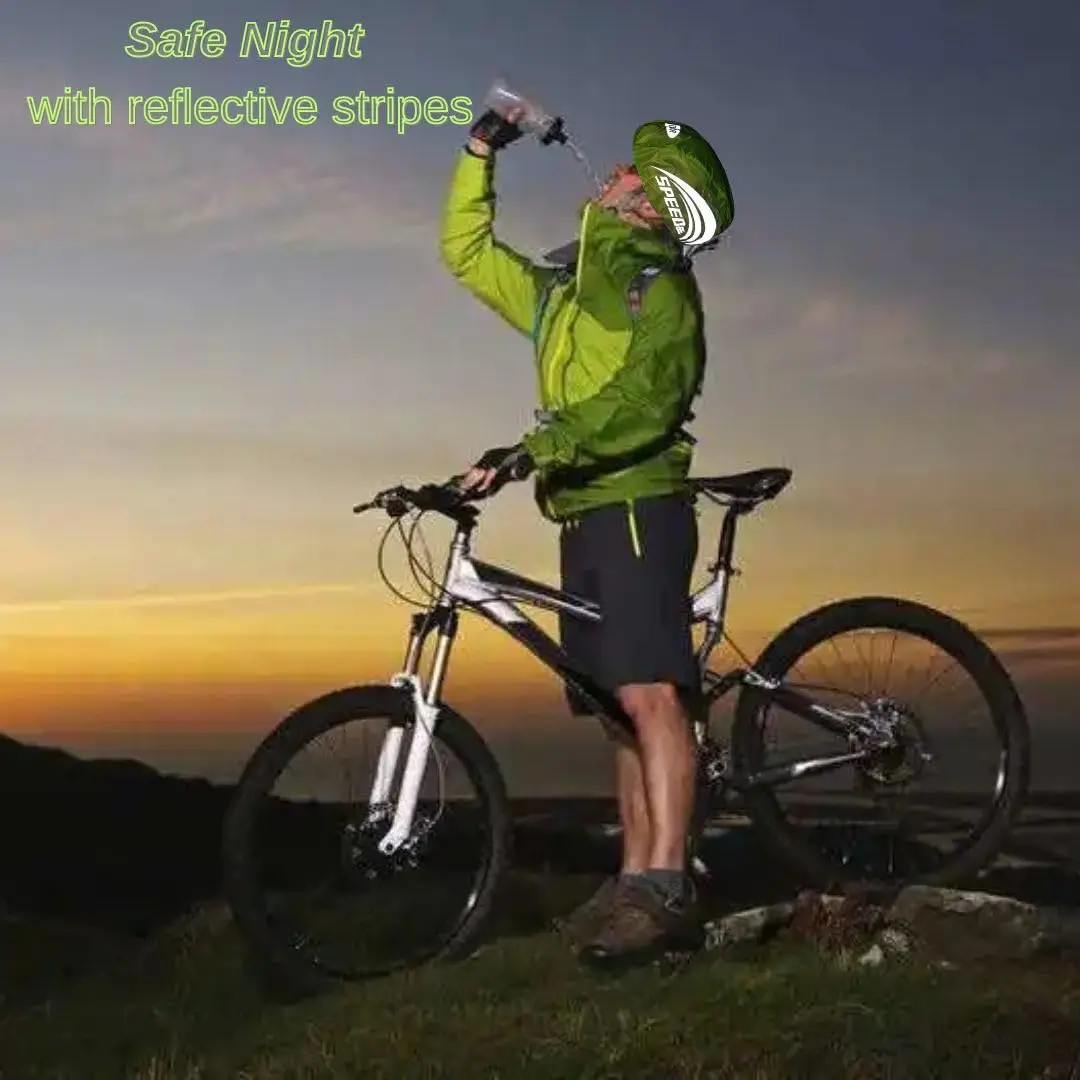 

Bicycle Helmet Waterproof Cover Night Cycling Anti Bald Helmet Covers High Density Helmet Waterproof Cover For Riding Motorcycle