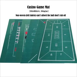 Texas Hold'em Baccarat Roulette Size Citi Game Non Woven Table Mat Portable Casino Poker Mat Home Game Entertainment Accessories