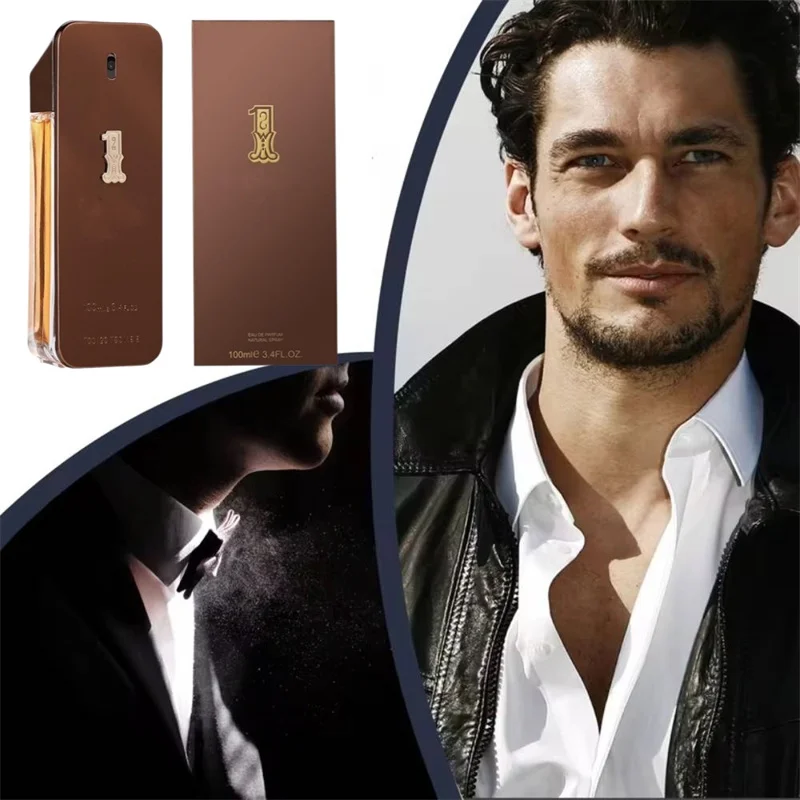 2024 New Soft Golden Millionaire Men's Seductive Leather Notes I migliori regali per uomini e donne 100ml