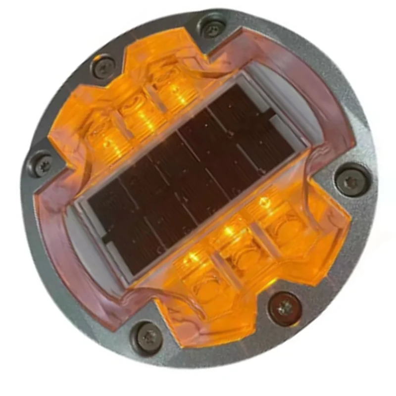 ABRB-솔라 로드 스터드 6개 나사 포함 지면 매립형 LED 캣아이