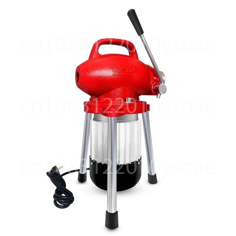 220V Dredge Machine Electric Pipe Dredging Sewer Tools For Unblocking Sewage Pipes Professional Clear Toilet Blockage