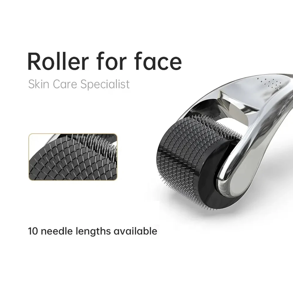 540 Derma Roller for Hair Beard Facial Skin Face - Beard Growth - for Men Women Home Use  - Microneedling Roller Skin Care Tool