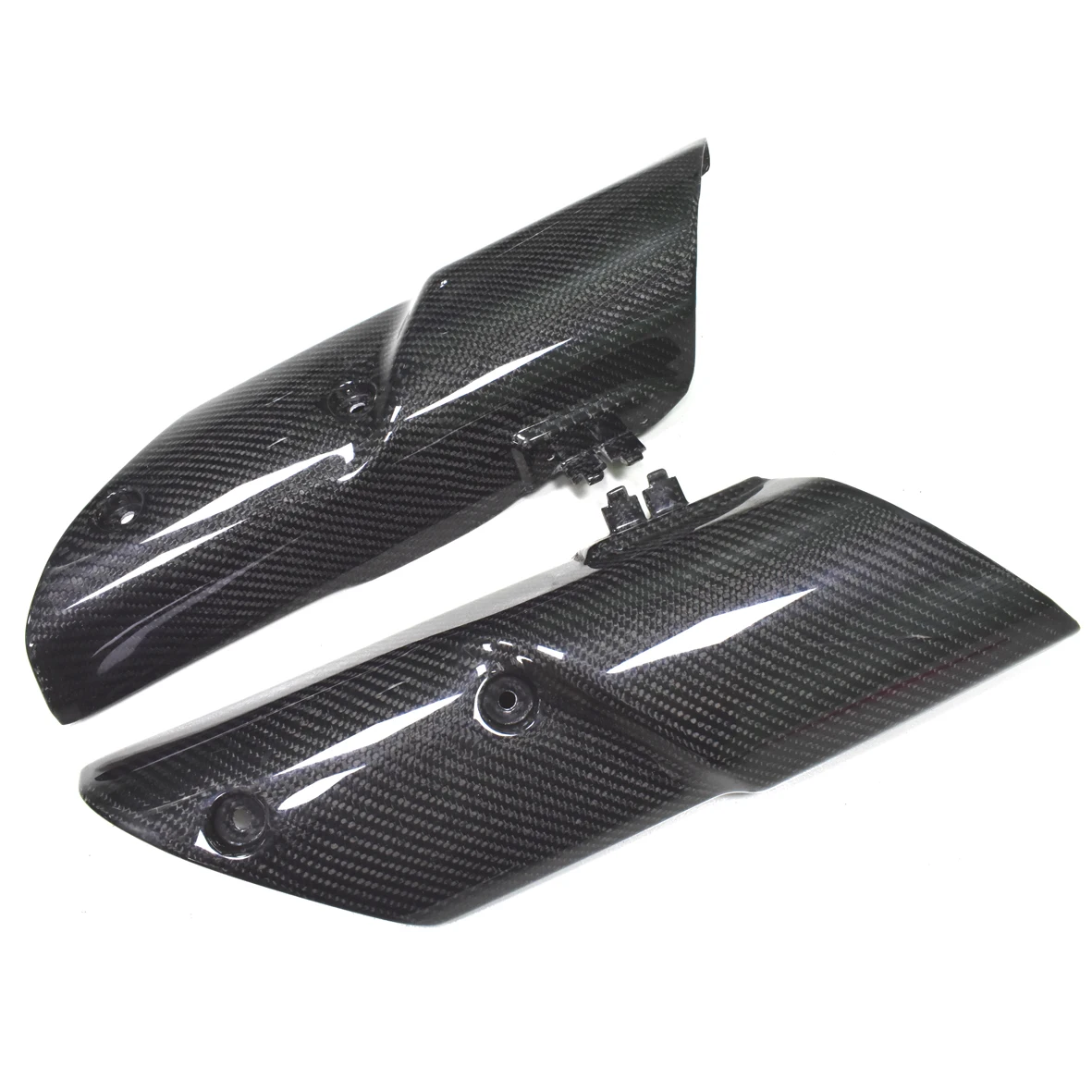 

For KAWASAKI Z1000 2010 2011 2012 2013 100% Carbon Fiber Front Left Right Side Fender Fork Cover Fairing