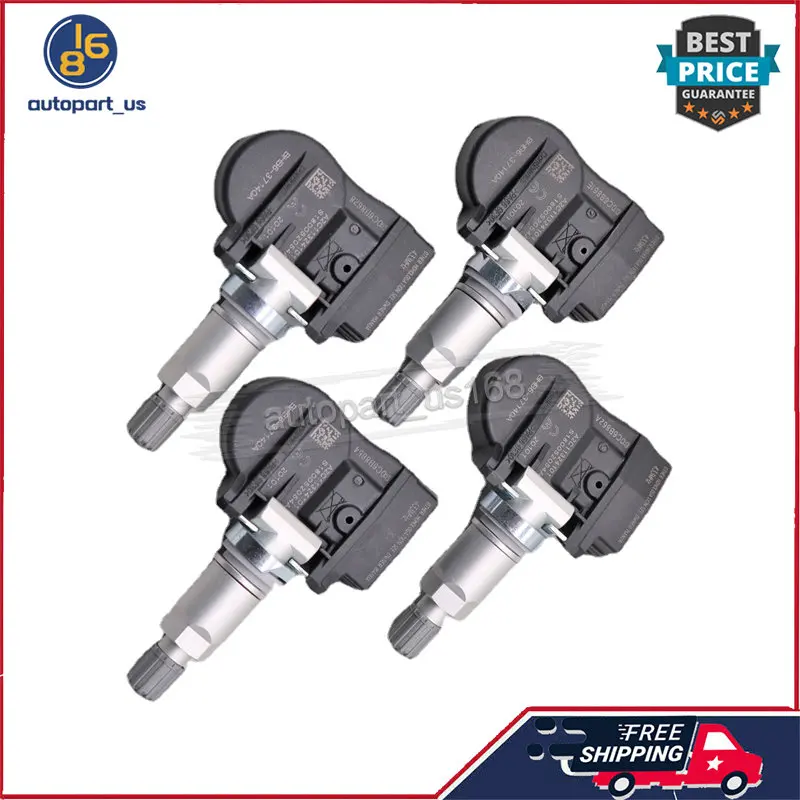 4PCS BHB637140A For Mazda 2 2 (DE) 3 5 (CW) 6 CX-5 (GH) CX-9 (TB1) TPMS Tire Pressure Monitoring System Sensor 433MHZ GS1D37140