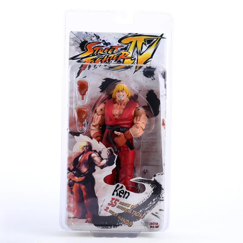 Street Fighter CHUN LI RYU Ken Guile Akuma Articulated PVC Action Figure Collectible Model Toys