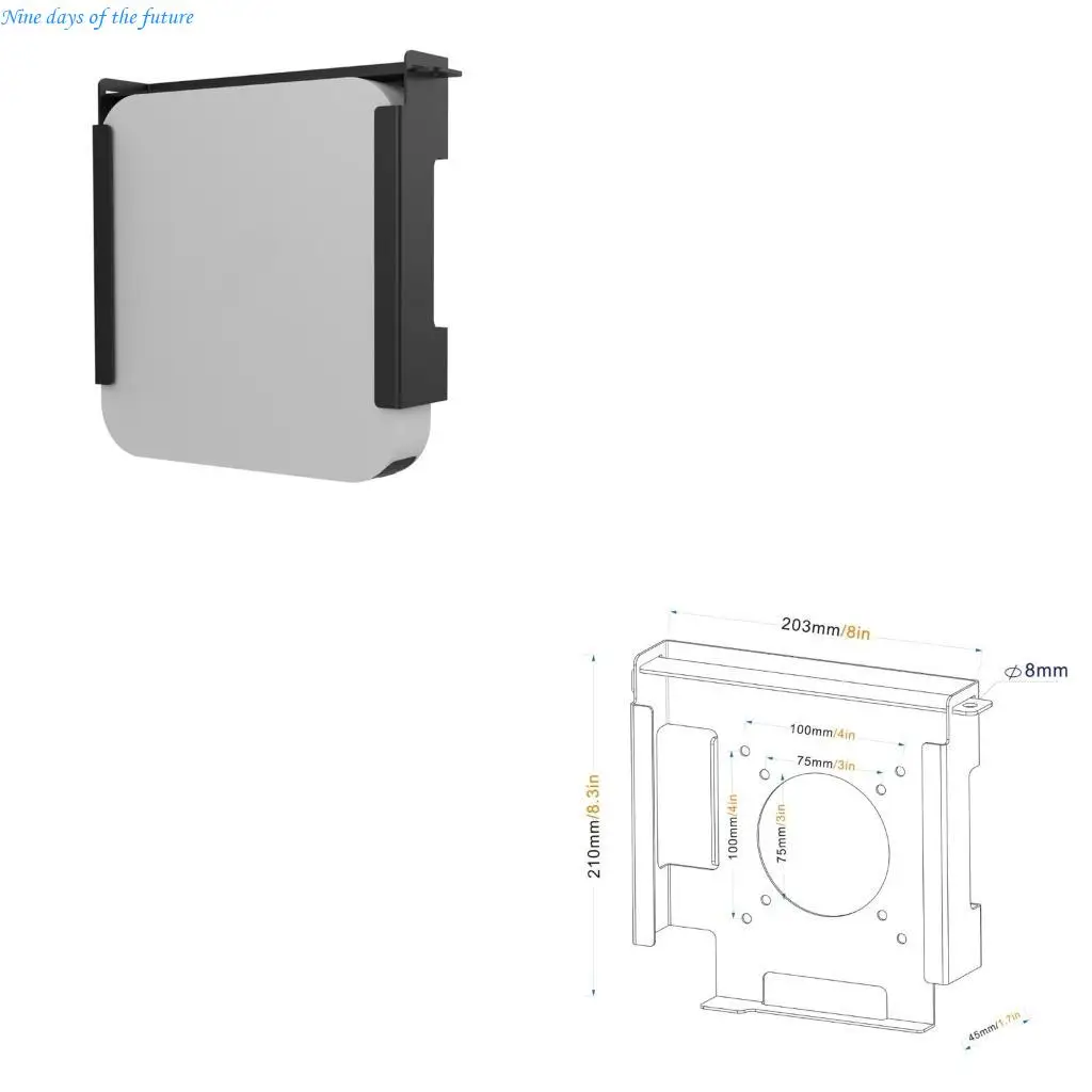 

Metal Bracket For Mini Computer Security Lock Screws Theft Prevention Cooling E65A