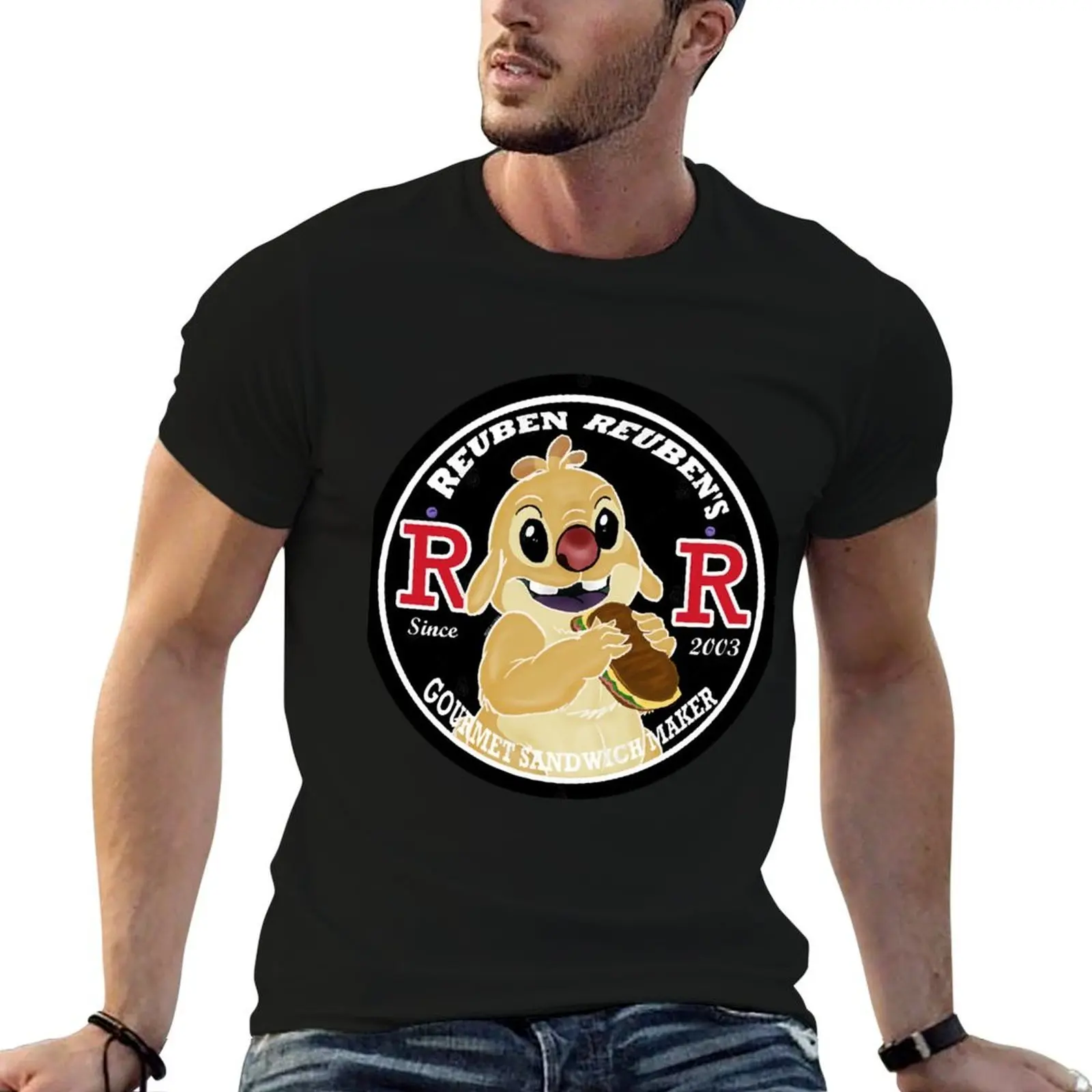 Reuben Reubens Gourmet Sandwich Maker T-Shirt man graphic t shirt t shirts for man cotton funny anime t shirts for man T-shirt