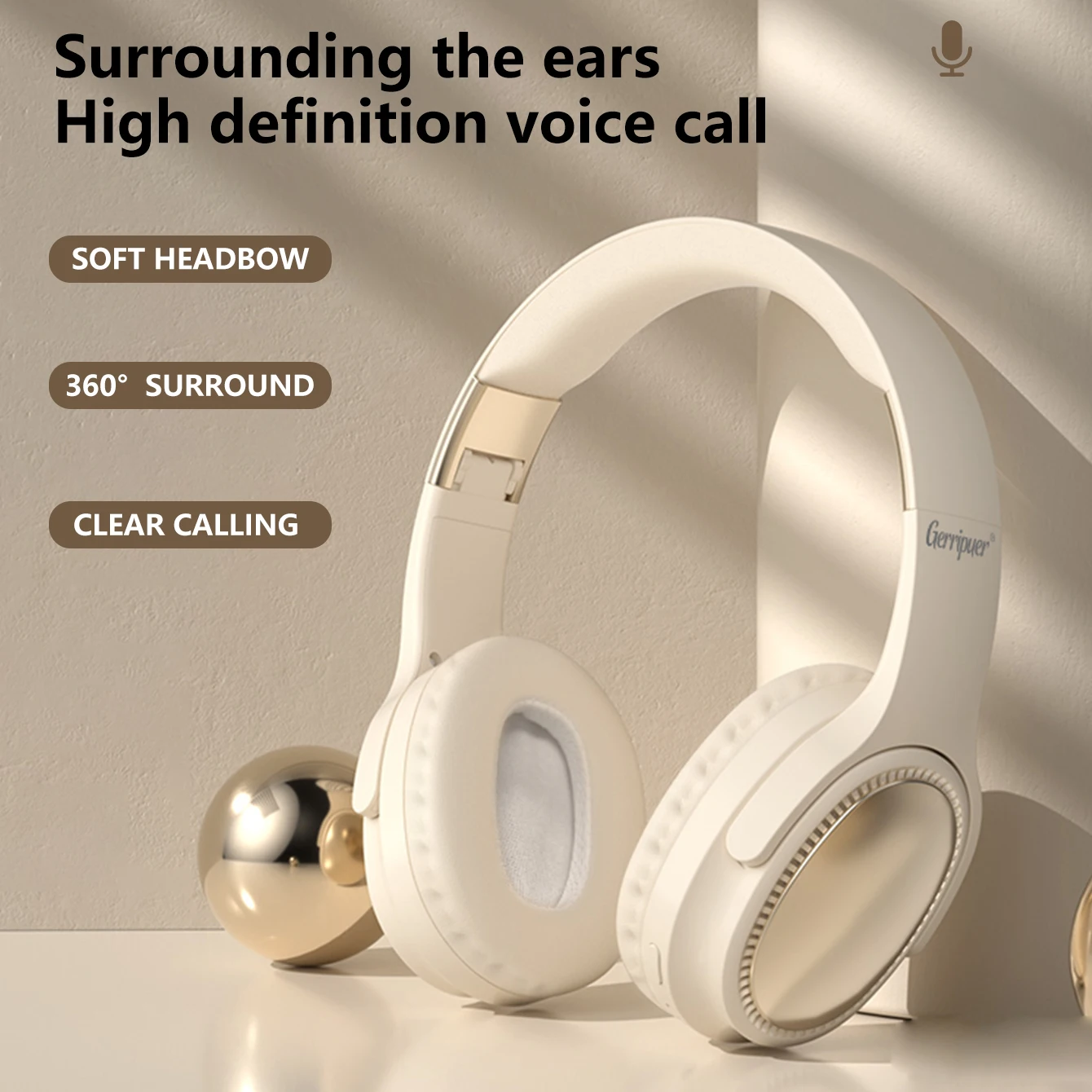 

Hot Selling Wireless Bluetooth Headset With Foldable And Portable HIFI Sound Quality And Intelligent Voice Noise Reduction