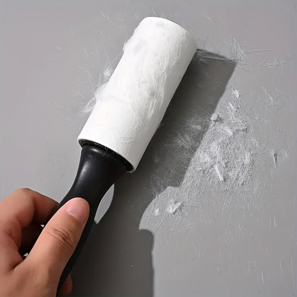 120/300 Sheets Disposable Tear Sticky Roller, Multi-purpose Pet Cat Dog Hair Remover Household Dust Removal Cleaning Brush Tool