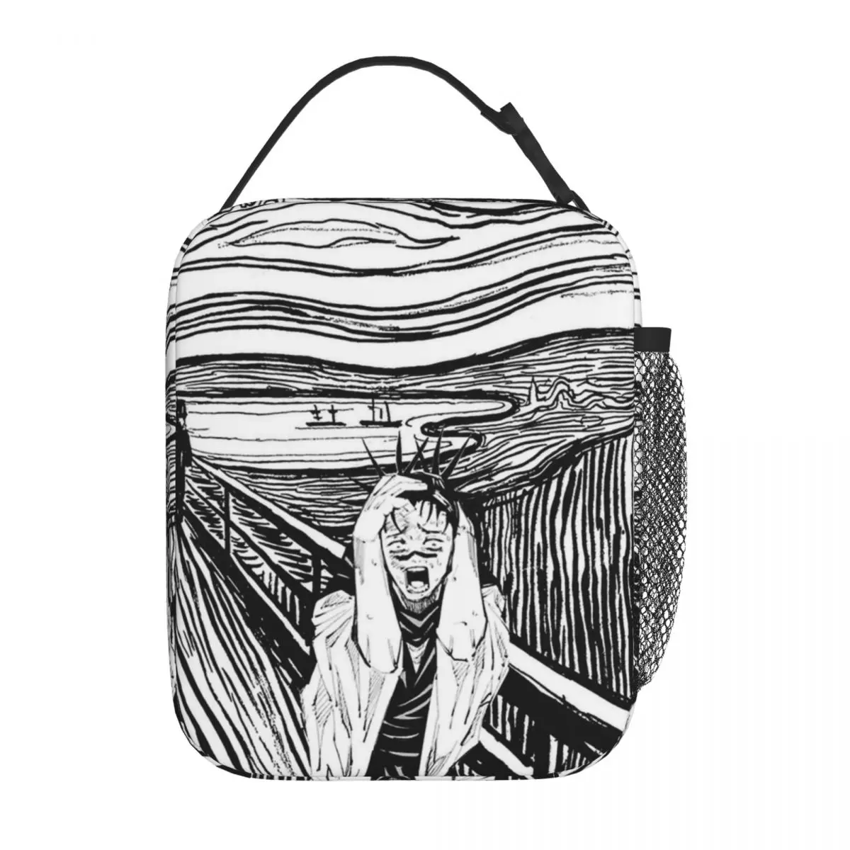 Choso JJK Anime Insulated Lunch Bag Thermal Bag Reusable Large Tote Lunch Box Girl Boy Beach Travel